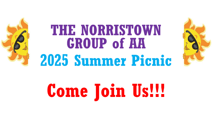 Norristown Group of AA - 2025 Summer Picnic